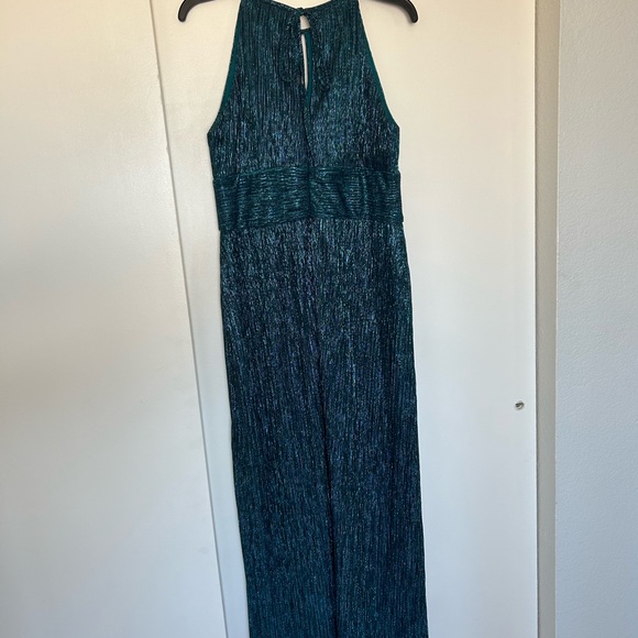 Elegant Mermaid Blue Evening Prom Dress Shimmer - Picture 6 of 11